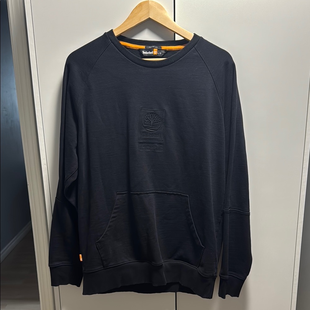 Black Crewneck Sweater timberland